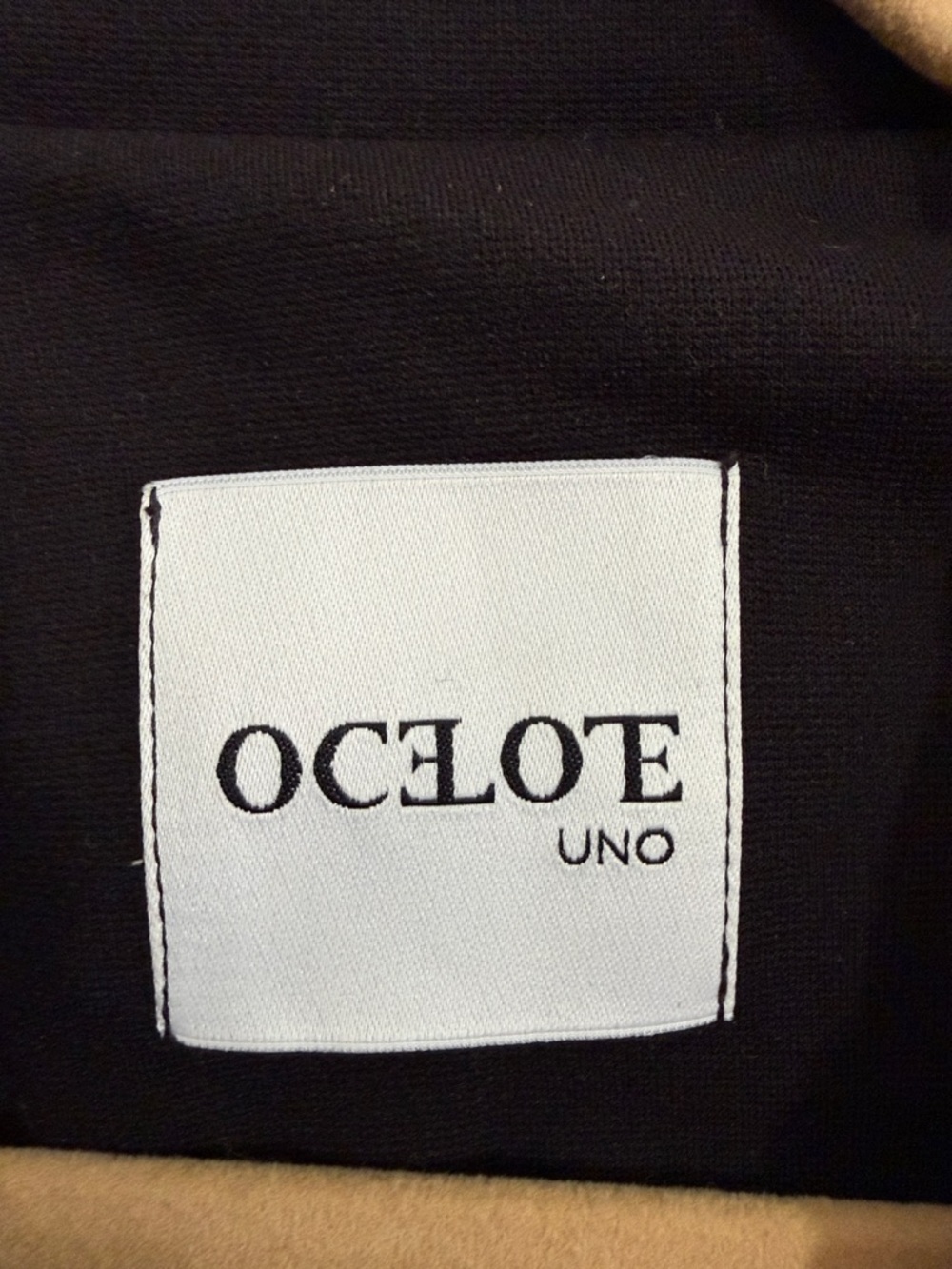 Ocelote Black Leather Bomber Jacket - Picture 2 of 4